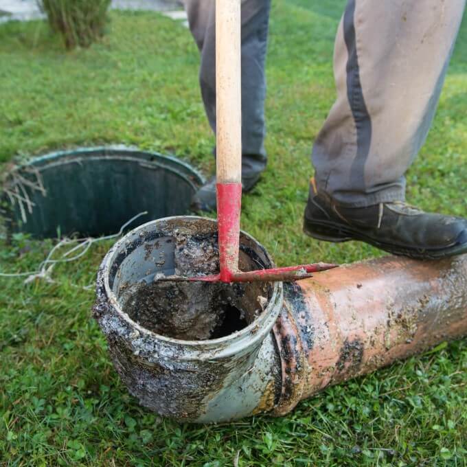 Outdoor Drain Cleaning Plumber